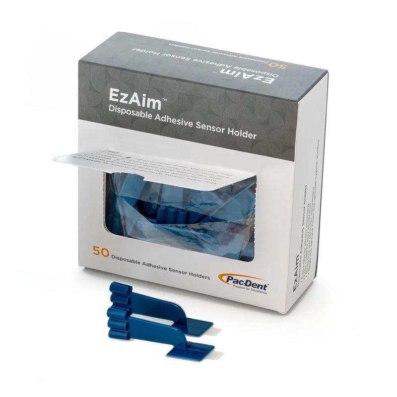 Individually Cut Adhesive Sensor Holder Bitewing Blue, 50/Pack